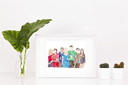Big Bang Theory Watercolor Art Print
