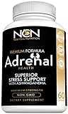 Ashwagandha with Holy Basil for Adrenal Health - Premium Herbal Blend to Support Optimal Energy and Health - Supports Fatigue Management, Cortisol Regulation & Stress Relief, 100% Non GMO - by New Cel