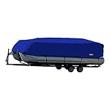 MSC® Trailerable Pontoon Boat Cover 300D UV,Mainre Grade, Color Grey,Pacific Blue,Beige Available