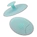 Facial Brush for Cleaning, Cleansing and Exfoliating with Charcoal Konjac Sponge and Silicone Face Scrubber Exfoliator Pads with Travel Makeup Bag