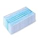 Owill 100pcs Surgical Disposable Face Masks with Elastic Ear Loop, 3 Ply Breathable and Comfortable for Blocking Dust Air Pollution Flu Protection (Blue)