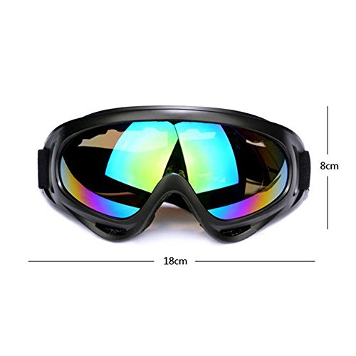 Glumes Ski Snowboard Goggles UV Protection Anti-Fog Snow Goggles for Men Women Youth