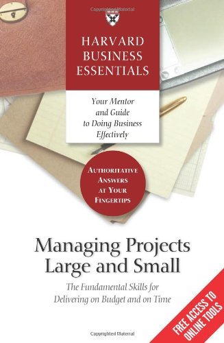 Harvard Business Essentials Managing Projects L... B0092J46M8 Book Cover