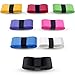 JOVITEC 8 Pieces Tennis Badminton Rackets Grips Overgrips Tape for Anti-Slip and Absorbent Grip, Multicolor