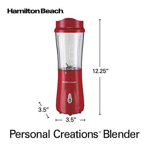 Hamilton Beach Personal Blender for Shakes and Smoothies with 14 Oz