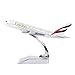 24-Hours The United Arab Emirates Airline A380 Metal Airplane Models Child Birthday Gift