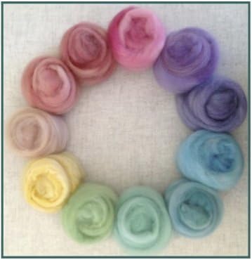 Frabjous Fibers Three Feet of Sheep, Tourmaline Collection (Blue Faced Leicester)