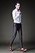 FLY HAWK Mens Business Casual Dress Pants Stretchy Straight Leg Dress Trousers Grey Slacks US Size 31