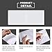 40 Pieces Self-Adhesive Card Pocket Label Pockets Self-Adhesive Business Card Holders for Organizing and Protecting Index Cards, Business Cards or Photos, 2 Sizes