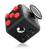 Grand Oasis Stress Release Toys Fidget Cube for Adults with Botton Best Gift for Children (Red Black)