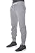 Hat and Beyond Mens Fleece Jogger Pants Elastic Drawstring Active Slim Fit Trousers 1HCA0003 (Medium, 1hc03_Heather Gray)
