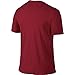 NIKE Men's Dri-FIT Cotton 2.0 Tee, Gym Red/Gym Red/White, Large