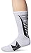 Under Armour Men's Undeniable Crew Socks, White/Black, Large