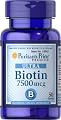 Puritan's Pride Biotin 7500 mcg-50 Tablets