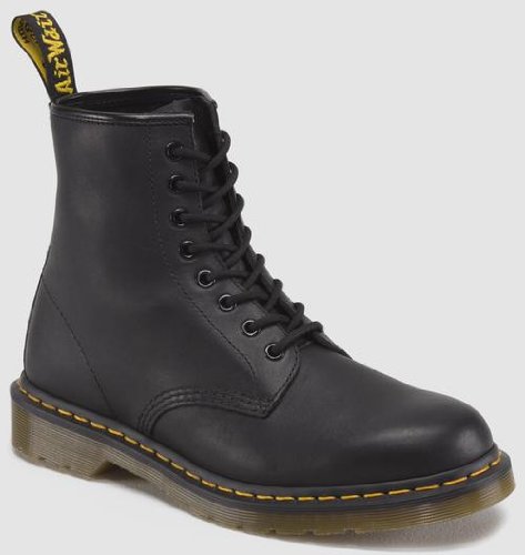 Dr. martens 1460 8 eye boot,black greasy,10 uk/11 m us