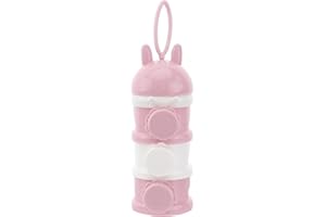 Toddmomy Baby Milk Powder Formula Dispenser Formula Container for Travel 3 Layers Stackable Baby Snack Storage Containers