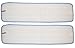Nine Forty 24 Inch Microfiber Wet or Dry Flat Hardwood Floor Dust Mop Head Refill | Replacement Pads | Washable Industrial Commercial Supplies (2 Pack)