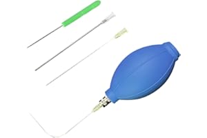 Mucalam Easter Egg Crafting Easy Blower and Drill, Ukrainian Decorating Supplies with One Hole Pump, Blue Kit