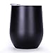 MASCOTKING 12 oz Wine Tumbler,Double Vacuum Insulated Wine Glass with Lids for Keeping Wine, Coffee, Drinks, Champagne, Cocktails-Family and Business Gifts