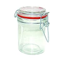 Grant Howard Terrines Preserve, Canning and Pickling Glass Jar, 10 oz, Clear