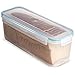 Komax Biokips Sandwich Bread Box With Tray 118.3 oz. - Airtight, Leakproof With Locking Lid - BPA Free Plastic Food Storage Container- Freezer and Dishwasher Safe great for Buns and Kaiser rolls