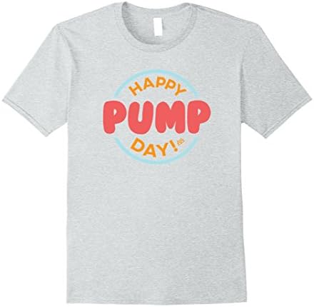 Mens Happy Pump Day - Team Von Moger Workout Shirt Large Heather Grey