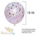 Confetti Balloons Pink and Gold 18'' Pre-Filled, 10pc Pack, For Fun Events, Birthdays, Bachelorette Party, Weddings, Engagements, Graduations, Holidays and More!