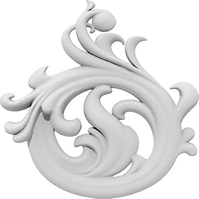 Ekena Millwork APLC020X020FYTUF-R Applique, White