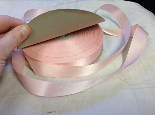GreGby (TM) Double Face Satin Craft Washable Ribbon, 7/8-Inch Wide 50-Yard Spool,Made in Japan, Nylon (Candy Pink)