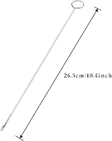 Gunwon 2Pcs Loop Turner Kit Stainless Steel 26.5cm Long Threader Hook Latch view 2
