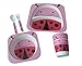 Bambinoco eco friendly natural bamboo fibre dinning sets to make kids mealtimes fun (Ladybug)