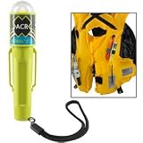 ACR C-Strobe H2O, LED Life Jacket Emergency Signal w/Clip, water-activated, USCG, SOLAS. Needs AA Batteries Card