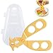 OBloved Baby Food Scissor Cutter, Multifunction Masher Grinder Chopper Crusher, Home and Kitchen Food Slicer Shears, Safe Feeding Tool with Travel Storage Case, Perfect for Babies & Toddlers