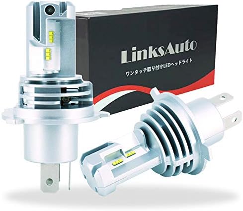 Amazon 19年最新モデル Linksauto Led H4 Hi Lo Ledヘッドライト 車用 Nissan 日産 キューブ H17 5 H 10 Z11 バルブ 車検対応 交換 ノイズ対策 100lm 冷却ファン 6500k 12v車対応 ハイブリッド車 Ev車対応 長寿命 静音 瞬間起動 光軸調整 2個 ホワイト 1年
