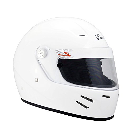 Zamp FSA-3 Auto Full Face Snell SA2015 Helmet White Large