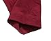HOTAPEI Womens Plus Size Long Sleeve Casual Round Neck Loose Tunic Shirts Top Blouse Maroon XXL