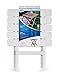 Camco 51695 White Large Adirondack Portable Outdoor Folding Side Table, Perfect for The Beach, Camping, Picnics, Cookouts and More, Weatherproof and Rust Resistant