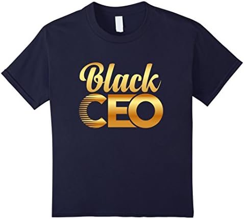 Kids Black CEO Shirt 12 Navy