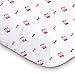1 Soft & Cozy Muslin Cotton Baby Crib Sheet Fitted For Deep Sleep. Cute Pink Owls For Girls, Infants, Toddlers Christmas Gifts. 28