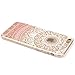 iPhone 6 Case, iPhone 6s Case, Keklle Silicone Gel Soft Clear Case Cover for Iphone 6 6S - Pink Circle Flower Tribal Mandala