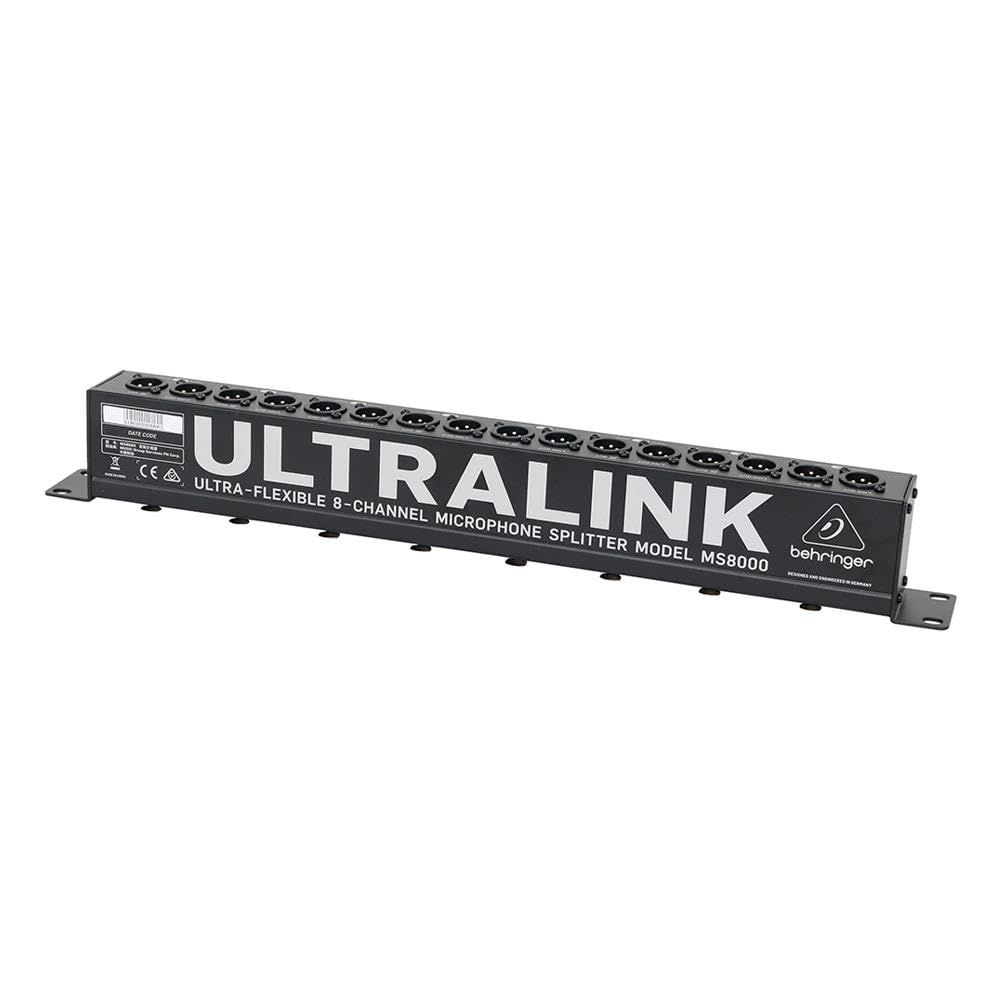 Behringer ULTRALINK MS8000 Divisor de micrófono ultraflexible de 8 canales