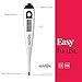 Clinical basal thermometer, BBT-133 Ai by Nuvertex, 1/100 exact degree, very sensitive, perfect companion for family planning