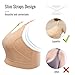 Hands Free Pumping and Nursing Bra, Lupantte Adjustable Breast Pump Bra, Comfortable Breastfeeding Bra for Breast Pumps .(Skin, Large)