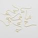 100 Pairs Gold Earwires Ball Dot French Earring Hooks/Dangle Earring Findings Jewelry Making DIY (EH-1006-D1)