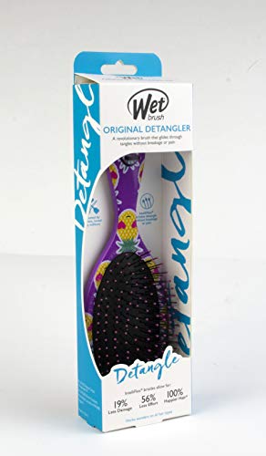 image for Wet Brush Happy Hair Detangling Brush Smiley Pineapple, 1 Ea, 1count, 