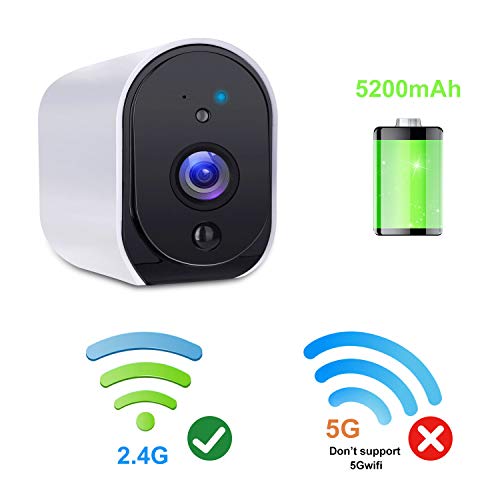Wireless Rechargeable Battery Powered WiFi Camera, Home Security Camera