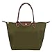 Mynos Brand Zipper Nylon Women Handbag Hobos Shouder Tote Fold Bag (Big, Army green)