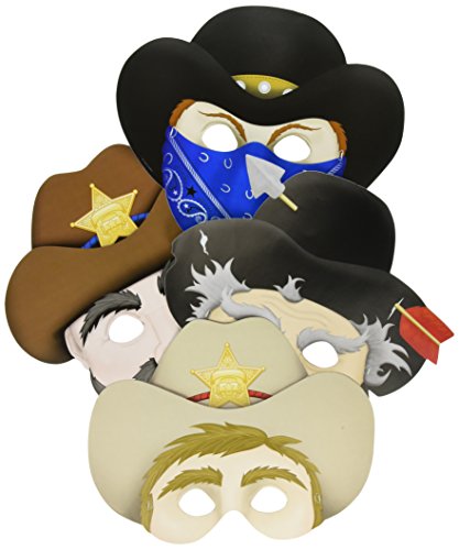 Western Masks (4/Pkg)