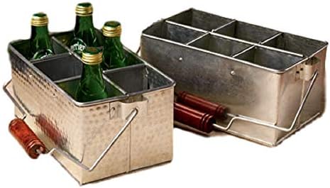 Galvanized Tin Picnic Utensil Caddy, Kitchen Organizer or Classroom Caddy - Assorted, 1 Per Order