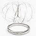 LSB 5 Pack Magic Spring Arm Flow Rings, 3D Kinetic Sculpture Bracelet Made of 304 Stainless Steel, Sensory Interactive Fidget Toy for Kids & Adults The Perfect Toy for Kids Great for Birthday Parties